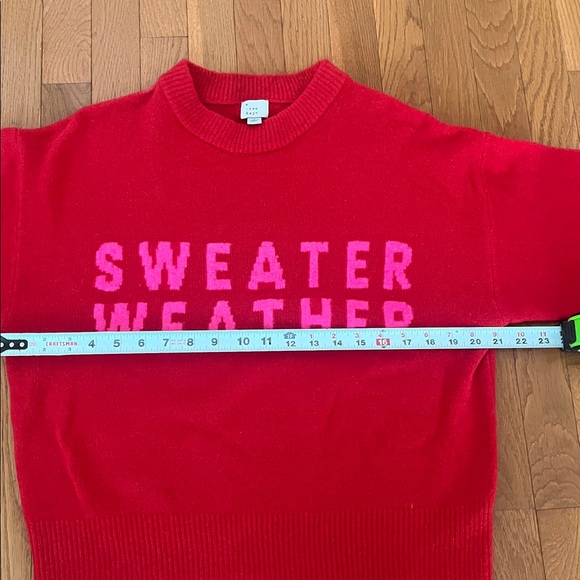 a new day Red 'Sweater Weather' Crew Neck Sweater - Picture 5 of 9
